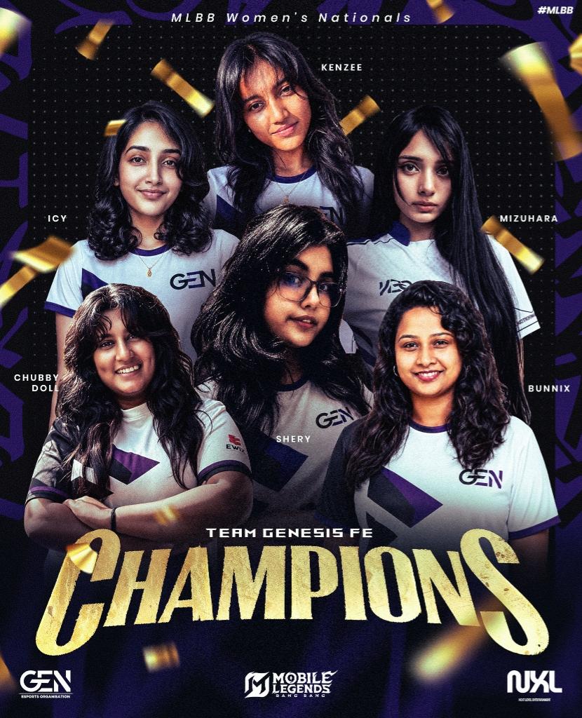 Team Genesis FE — MLBB Women's Nationals & HyperCon Champions