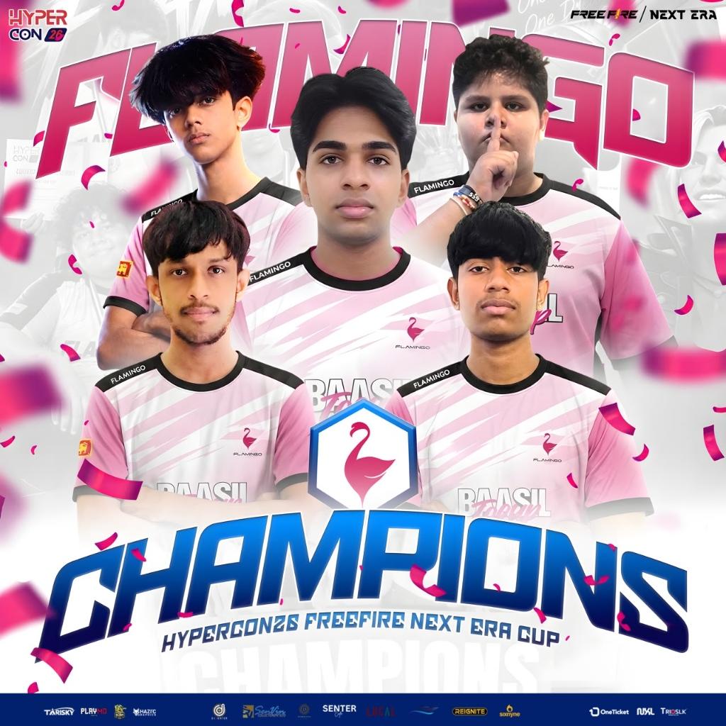 HyperCon 26 Free Fire Next Era Cup Champions — LVG | Flamingo